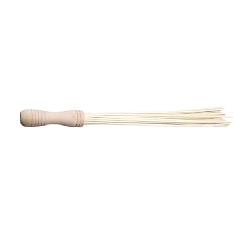 SKISUNO - SKISUNO Bamboo Massage Stick Handheld Body Massage Broom for Neck Shoulder Arm Leg Pain Relief at Home