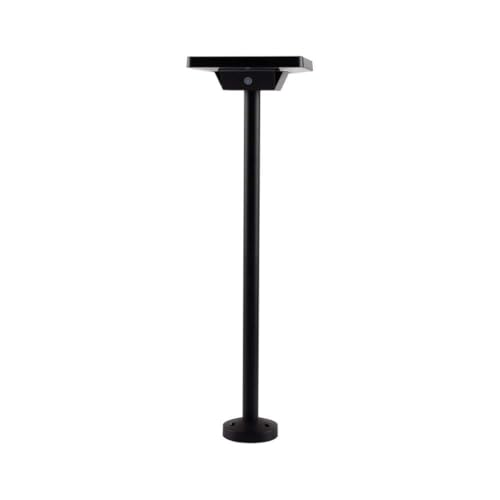 V-TAC prodotti di qualità V-TAC VT-4102 Piantana/picchetto led Lampada solare da Giardino quadrata con sensore crepuscolare 2W corpo nero luce CCT 3in1 IP65-10304
