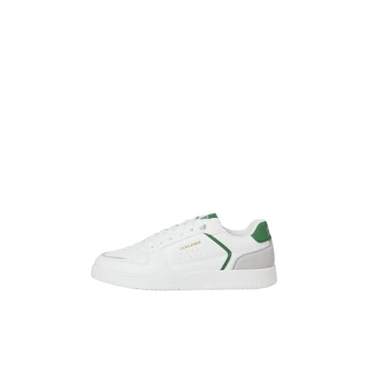 JACK & JONES Male Sneaker Kunstleder 41Bright White