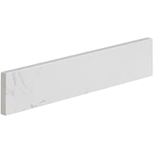 21 Inch Bathroom Vanity Sidesplashes Engineered Marble Stone Sides Splashes for Vanities Sink Top Bathroom Fixtures Accessories Aosta White