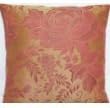 Red Roses Accent Pillow Case Silk Cushion Cover Pierre Frey Fabric Jacquard Woven Althea Red Gold Decorative Pillow Throw