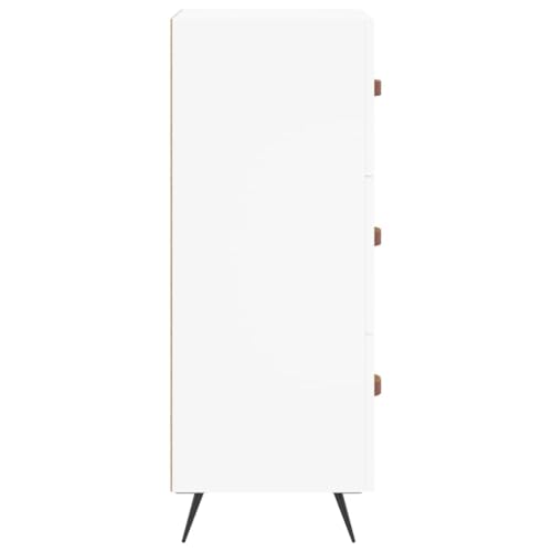 Cómoda de madera con 3 cajones y acabados minimalistas premium 8