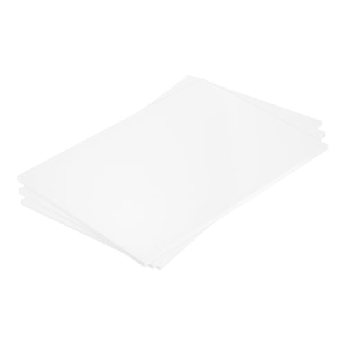 MECCANIXITY ABS Plastic Sheet 12 x 8 x 0.24 Inch ABS Styrene Sheets for Building Model DIY Crafts Panel White 3 Pcs