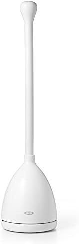 OXO Good Grips Toilet Plunger, White