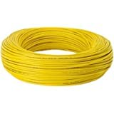 MAURYA ELECTRONICS WIRE AND CABLE 270 meter PVC Insulated House Wire for Home & industrial Wiring Color Yellow