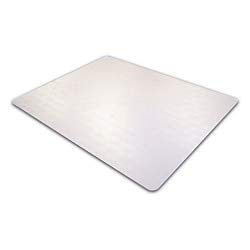 Photo 1 of Floortex Chair Mat 48" x 60" for Low Pile Carpets, Clear, Model:FRPF1115225EV Rectangular 60" x 48"