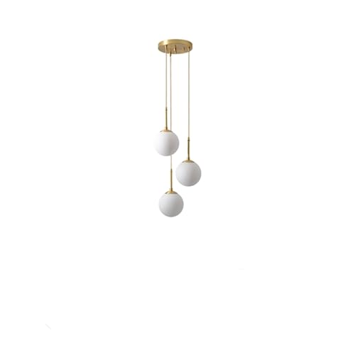 Suspension en forme boule de verre luminaire moderne à LED pour maison et salle à manger