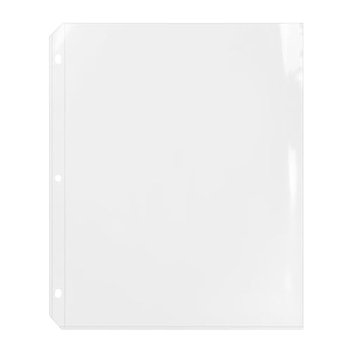 Lubudingjoy Plastic Sleeves for Recipe Binders 8.5 x 11, Recipe C...