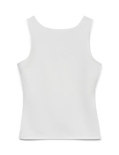 Vero Moda Vmmillion Sl Square Top 2-Way Jrs Noos, Bianco, L Donna - 3