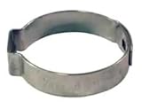 Generic Irrigation Sprinkler Poly Pinch Clamp for 1/2'' Pipe and Fittings - 50 Pack - Stainless Steel 210R