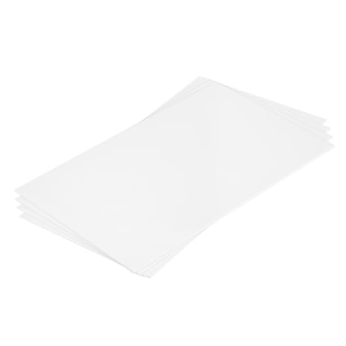 MECCANIXITY ABS Plastic Sheet 10 Inch x 6 Inch x 0.06 Inch ABS Styrene Sheets for Building Model DIY Crafts Panel White 4 Pcs