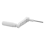 Cabilock Ergonomischer Verstellbarer Kurbelgriff aus Kunststoff und Eisen für Schreibtische mit 6mm Sechskantschaft Höhenverstellbar und Klappbar für Schüler und Lernplätze