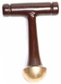 Krafts N Designs Wood and Kansa Merma Reflexology Tool (Brown)