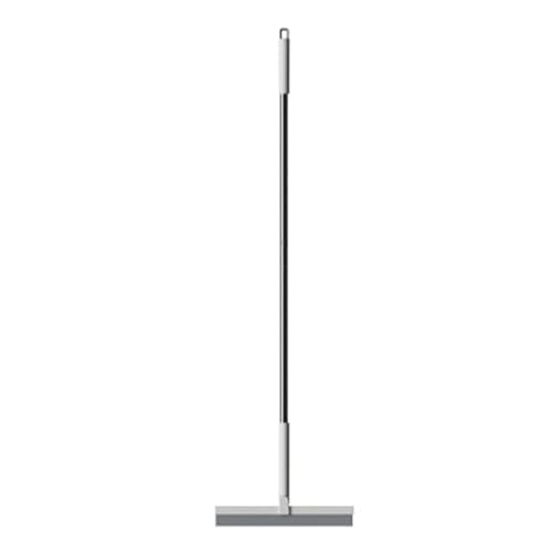 Escoba limpiacristales para suelo, escoba mágica para alfombras, escobilla de ducha con cabezal giratorio de 180 grados, escoba doméstica para garaje, patio, ducha, baño, mármol, vidrio, limpieza de