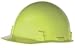 RADNOR Hi-Viz Yellow SmoothDome Polyethylene Cap Style Hard Hat with Ratchet Suspension (1 Unit)