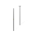 Zippity Outdoor Products ZP19046 All American No-Dig Post, White