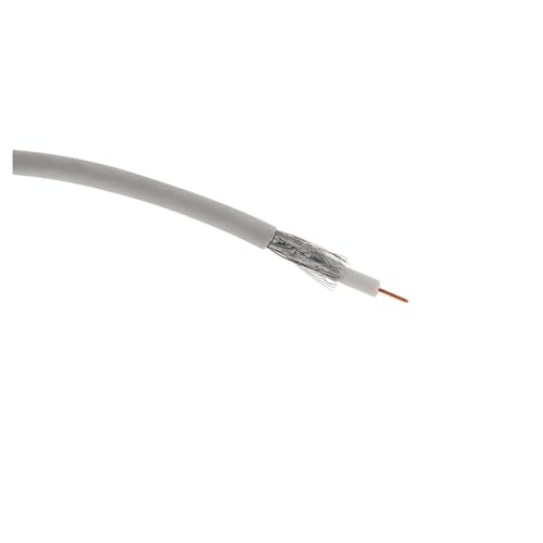 Zenitech Câble coaxial TV - 21 VATCA PH Blanc - 10m