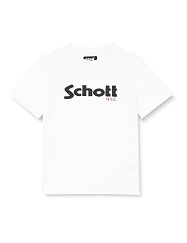 T-shirt garçon Schott NYC Tslogoboy anti-irritation en coton souple pour peaux sensibles