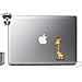 Cute Little Giraffe 5" Full Color Art Vinyl Decal Sticker for Car Suv Laptop Notebook Auto Great Gift Mac PC Computer