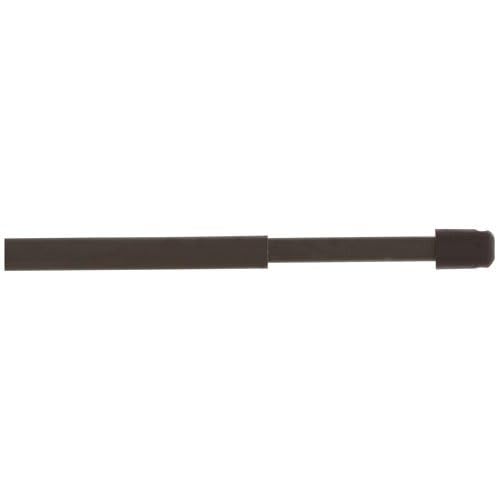 Tringle plate ext. 50/80cm marron blister de 2