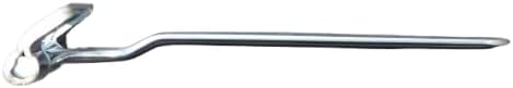 Cargo Enclosed Utility Semi Trailer Side or Rear Rear of Fold Down Strap Reverse Hinge, 12 Inch Long x 4.50" w Zinc Plated Steel, Tuck Under Design for Narrow Door Frame Mount, Universal Fit