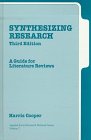 Hardcover Synthesizing Research: A Guide for Literature Reviews (Applied Social Research Methods) Book