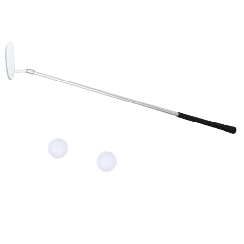 BCOATH Golfs Foldable Putter Golf Putting Practicing Tool Putter 3-Section Design Sturdy Zinc Alloy Easy Assembly for