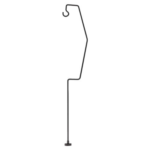 Camping Lantern Stand, Metal Camping Lantern Holder Pole with Magnetic Base for Fishing Backpacking, 21.1