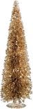 Mica Decorations Sapin de Noël - H 60 x Ø 19 cm - Champagne