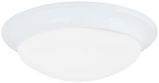 Generation Lighting 75434EN3-15 Nash One - Light Ceiling Flush Mount Ceiling Fixture, White