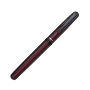 Image of OHTO CR01 Ceramic Rollerball Pen 0.7 mm | Blue Ink Medium Tip Writing Pen | Matte Wine Body | Smooth Japanese Roller Pen for Office, Journaling, Study | Made in Japan