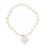 Personalised White Pearl Name Bracelet - A Brilliant Gift For Weddings, Anniversaries & Engagements, For Her, Birthday - Personalised For You For Free