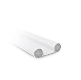 VEHOLION Zugluftstopper Für Türen WindStopper Türdichtung Doppeldichtung Luftzugstopper 96cm Weiß