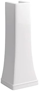 PROFLO PF1071 Holyoke Bathroom Sink Pedestal Only for PF1171WH, PF1174WH and PF1178WH - White