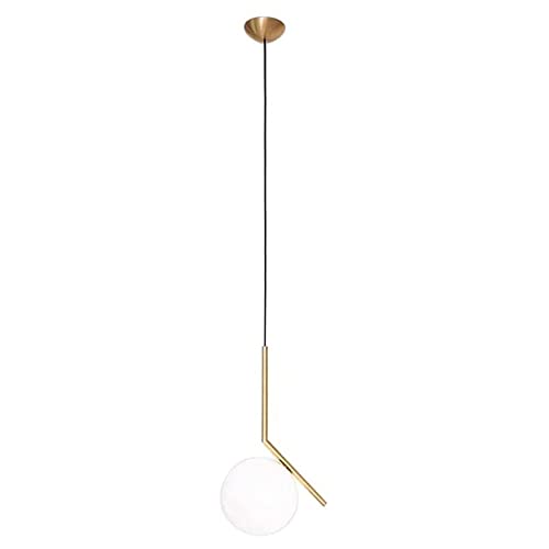 Lustre suspension E27 plafonnier design blanc et fer pour salon loft et chambre