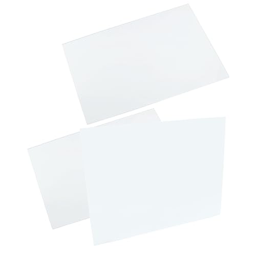 Image of Hitefu 6 Pack Clear Acrylic Sheets 0.08 inch Thick 6 inch x 8 inch | Transparent Plastic Plexiglass Panels, Protective Cover, For Signs & Photo Frames, Art Craft & DIY Display Projects