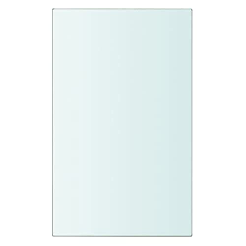 Repisas de pared de cristal transparente de 20 x 12 cm para ganar espacio en baños pequeños 3