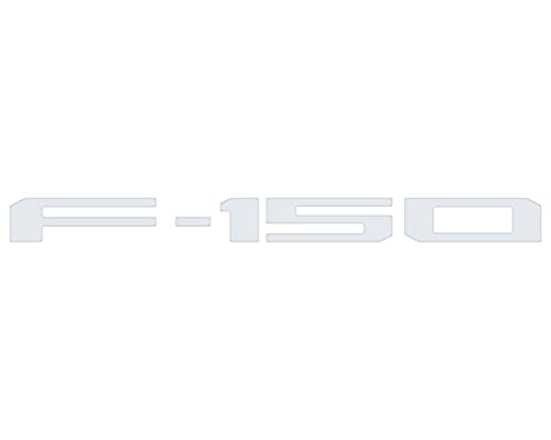Image of F-150 Tailgate Emblem Letter Inserts - Compatible with 2021-2026 F-150