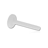 Inoki - Microlabret Bioflex de 1,2 mm para elementos atornillables - Espesor 1.2 mm, Long. int. 8 mm, Bandeja 4 mm - Claro