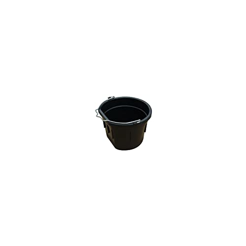 Cubo utilitario plano negro 8 Qt Master Rancher miniatura 2