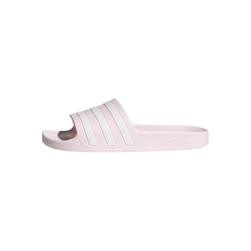 adidas Mujer Adilette Aqua Slides, Almost Pink / Cloud White / Almost Pink, 38 EU