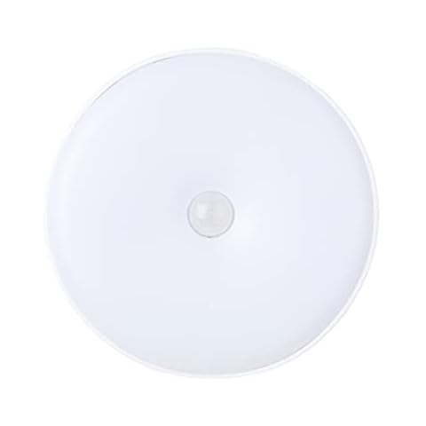 Induction Night Light, led Wireless Night Light Cabinet Light Human Body Induction Night Light USB Rechargeable Night Light Sensor Led Lights Portable and Mobile Light (White) Cover