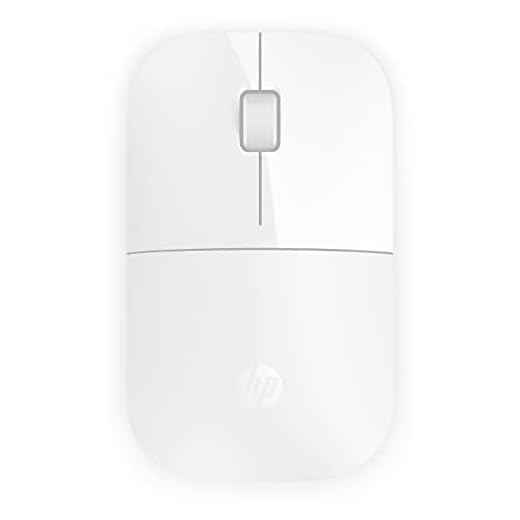 HP Z3700 White Wireless Mouse - Souris sans fil - Blanc