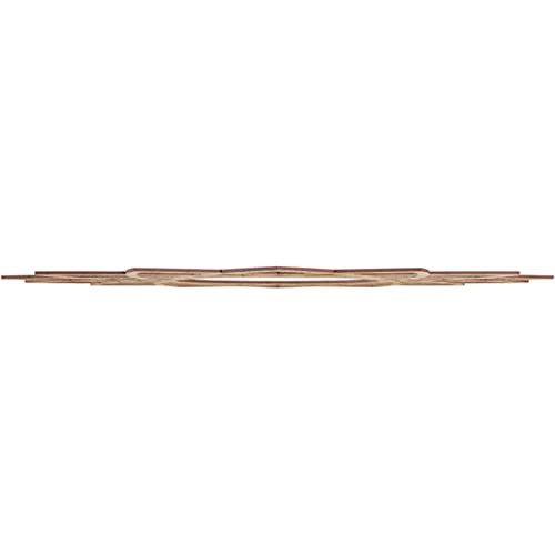 Image of Ekena Millwork 38 inchOD x 14 5 /8 inchID x 3 /8 inchT Eleanor Wood Fretwork Pierced Ceiling Medallion, Red Oak