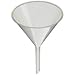 Globe Scientific 600152 Polypropylene Analytical Funnel, 100mm Funnel Size, 100mm Top Diameter (Pack of 10)