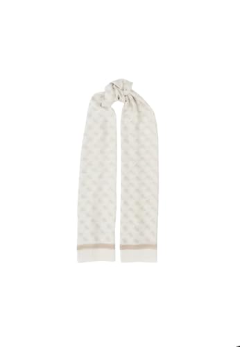 GUESS Katia Écharpe, Logo 4G, 90 x 180 cm, logo blanc, polyester