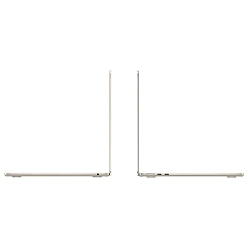 Image of Apple 2022 MacBook Air with Apple M2 Chip, 13-inch, 16GB RAM, 256GB SSD Storage - Starlight (Renewed)