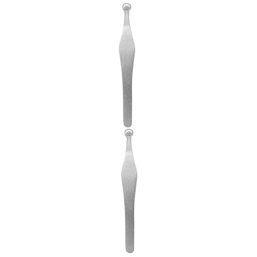 Beatifufu 2pcs Manual Nose Hair Trimmer Nasal Hair Clip Remover Trimming Tool Perfect for Men and Women