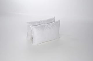 CHILIMILII Premium Bounce Back Hollow Fibre Pillows 50x75 cm, virgin Hollow Fibre Filled Pillows for Stomach back side sleepers, Optimum Quality Hollow Fibre Pillows in pack of 2,4,6 & 8 (Pack of 6)