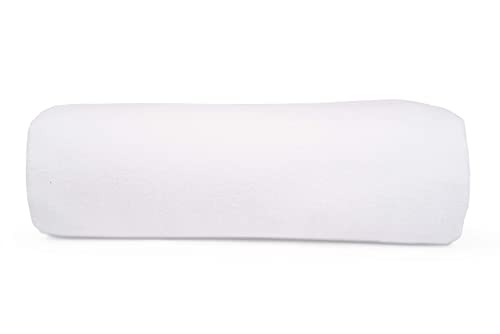 Linteum Textile Cotton Blended Hospital Patient Bath Blanket, Bed Bath Sheet, Queen Blanket Lightweight Sheet Blankets 90X90 In, 2.25 Lb. White #TOP18